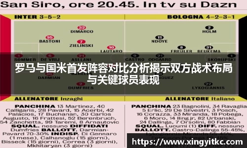 罗马与国米首发阵容对比分析揭示双方战术布局与关键球员表现